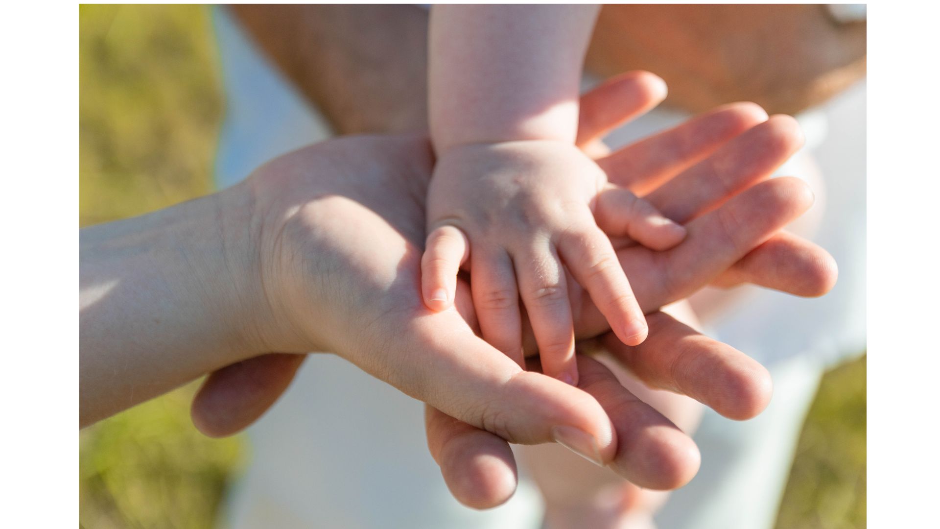 Image of supportive hands in tips for Parents